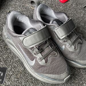 Kids Nike Black Velcro Sneakers size 12c